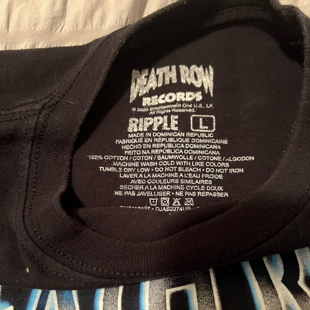 Death Row Records Airbrush Graphic Tee Shirt Size Large - Picture 3 of 3